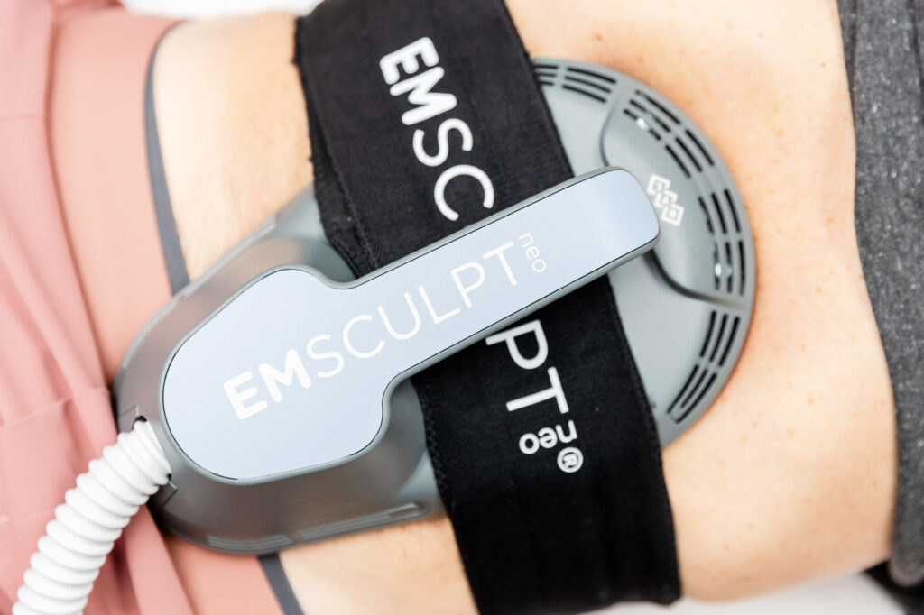 A shot of the Emsculpt NEO in Columbus, OH