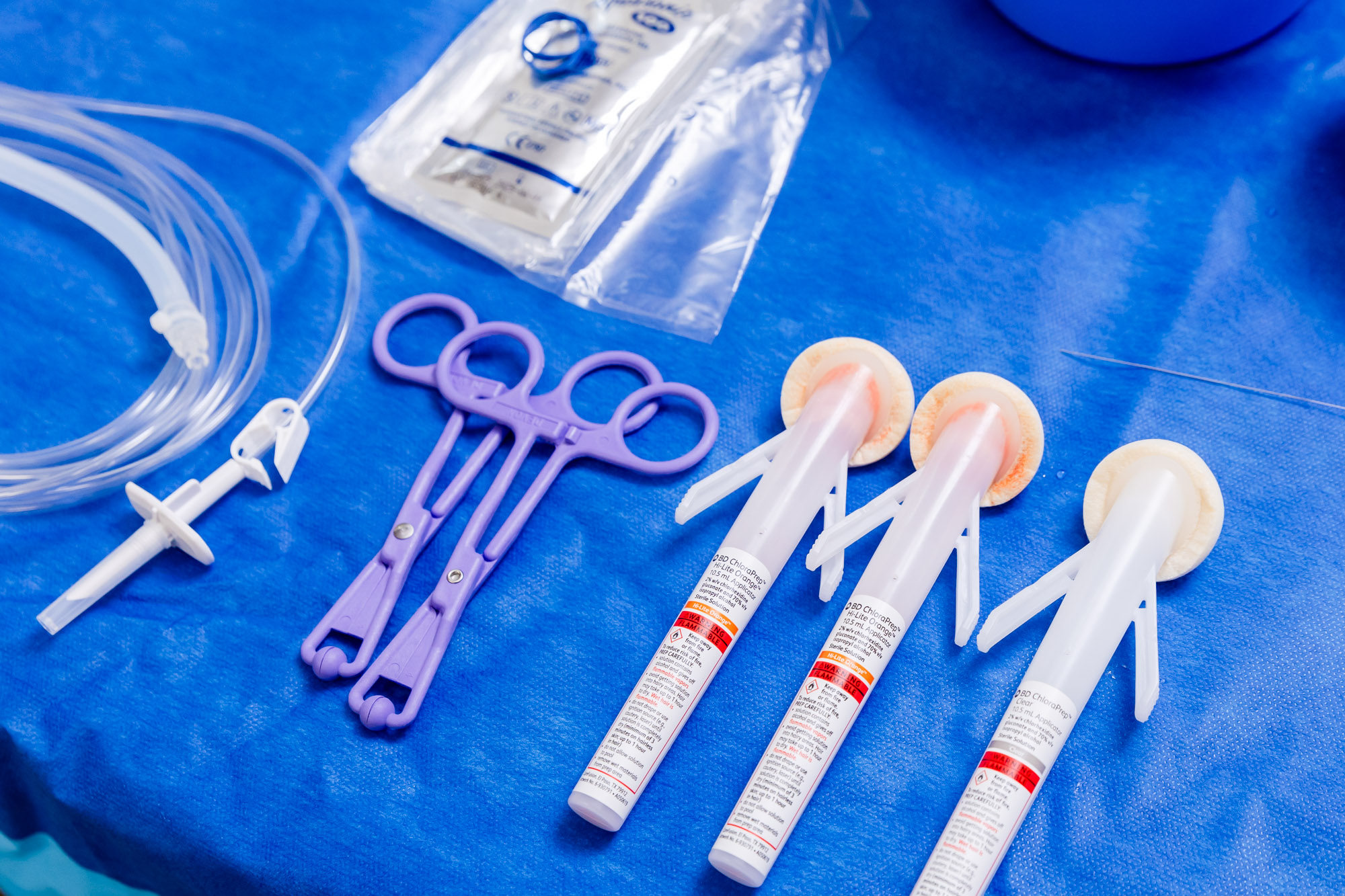 A close-up of the tools we use for varicose vein treatment near New Albany, OH
